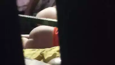 Tenant desi couple sex at home caught through window