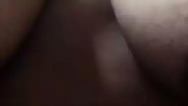 Bengali wife in bathroom shows nude body before bathing
