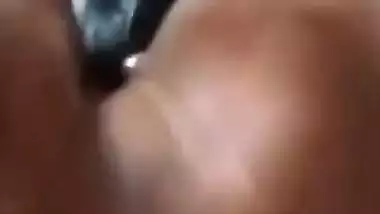 Dark skinned South Indian maid sex with house owner