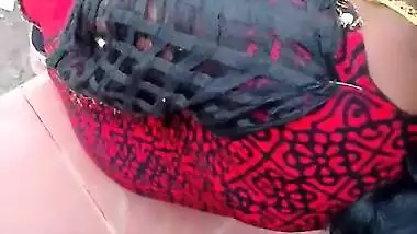 Tamil hot young aunty deep boobs cleavage in public