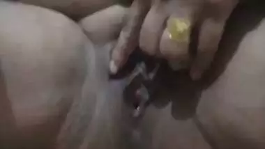 Huge boobs aunty fuck holes exposed with fingering