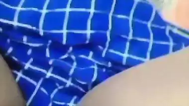 Chubby village aunty showing muskmelon big boobs