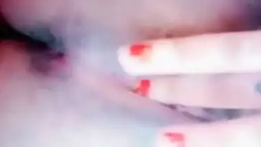 Desi woman enjoys her XXX porn show of naked tits when husband isn't home