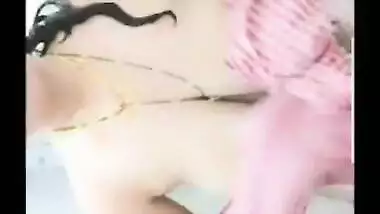 Big boobs bhabhi fingering her pussy live