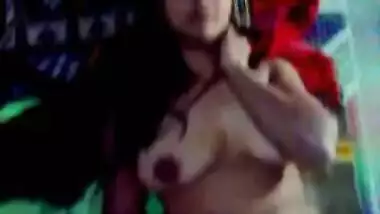 Desi is paid to walk naked on sex camera flaunting her XXX parts