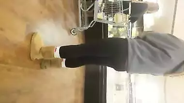Upside down bubble oc candid booty market find...
